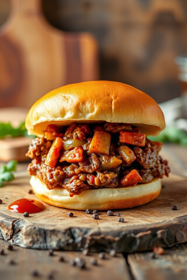 bison sloppy joes cooking instructions