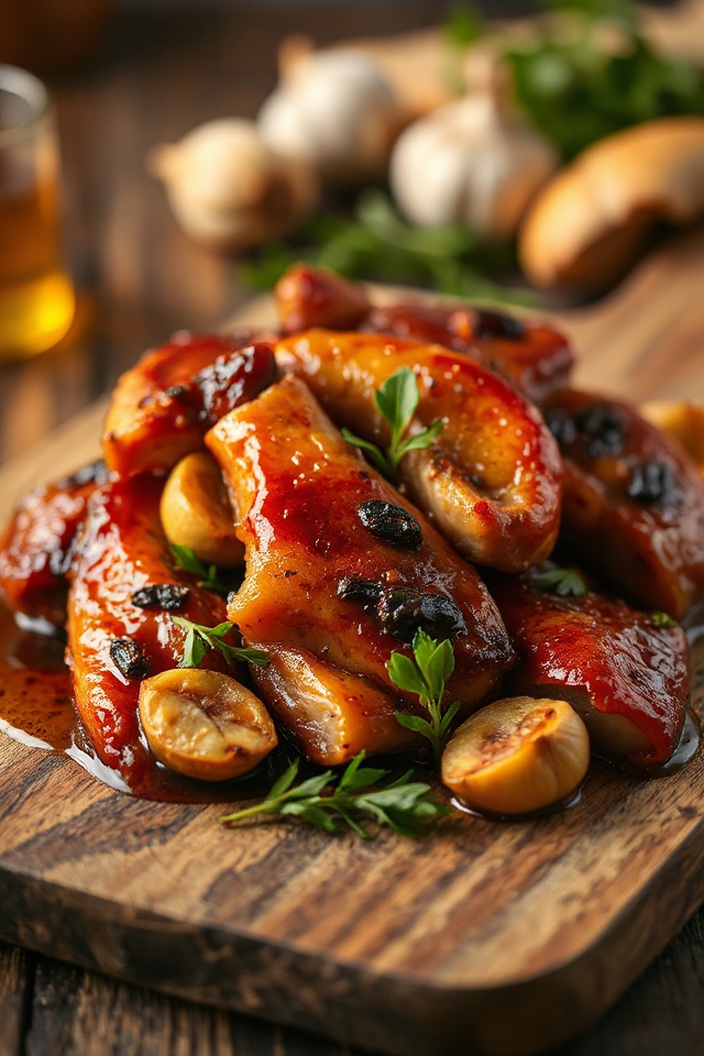 braised duck with crispy skin