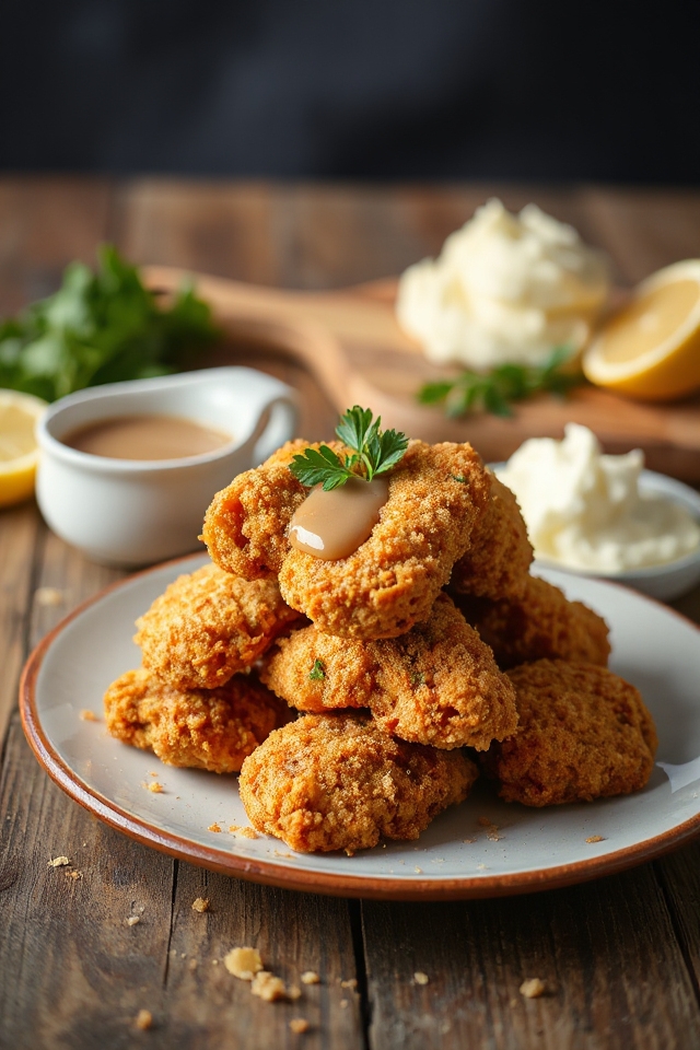 breaded venison cooking process