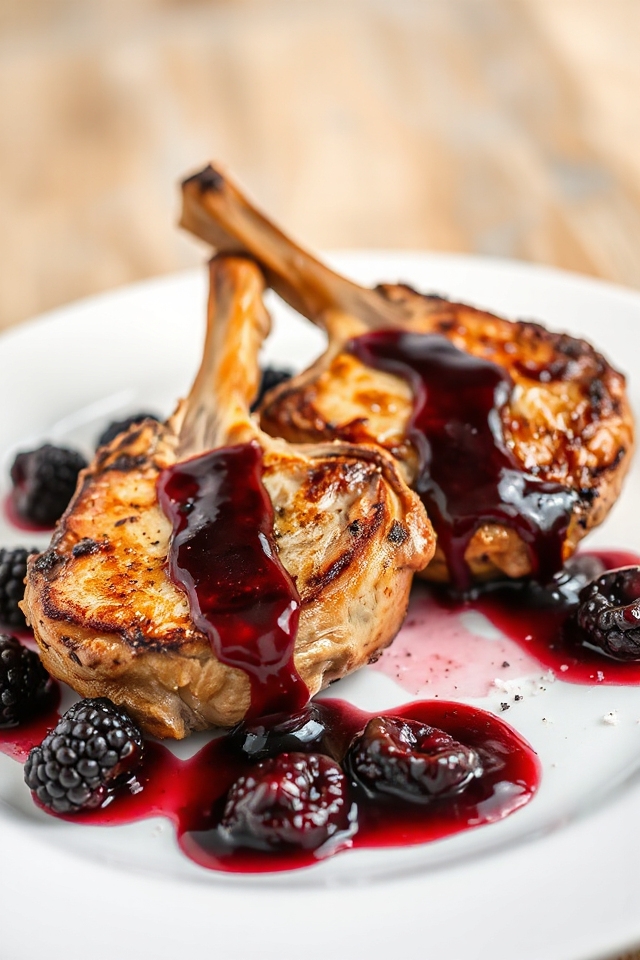 broiled venison chops recipe