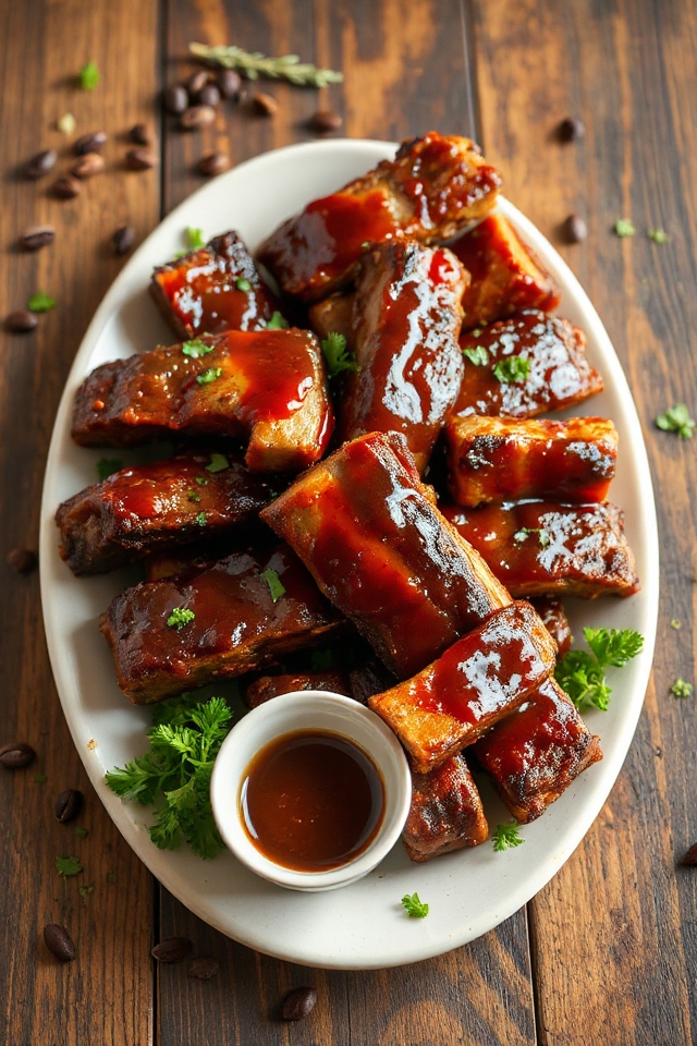 cooking venison rib dish