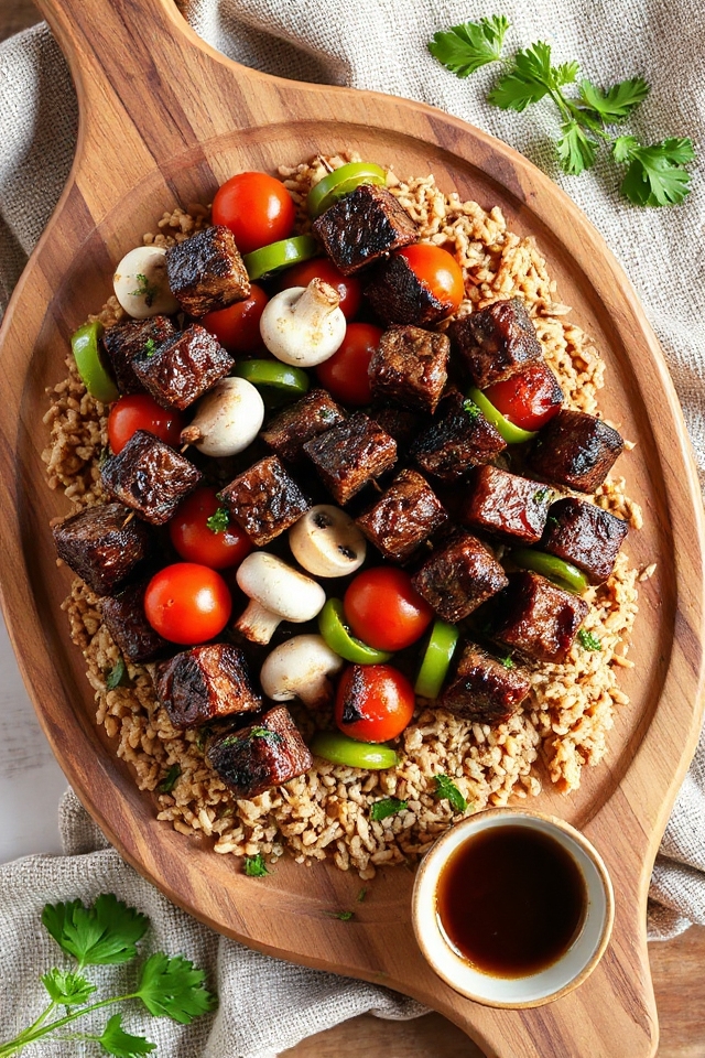 grilled venison skewers recipe