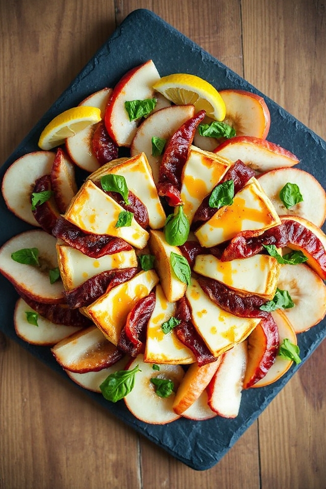 halloumi and venison dish