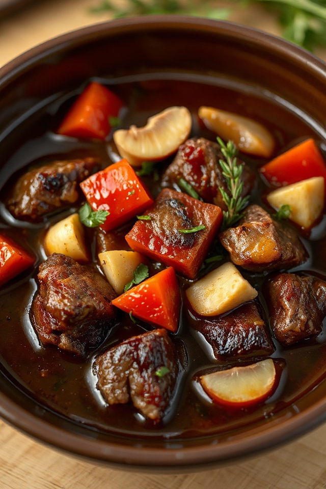 marinate brown simmer enjoy