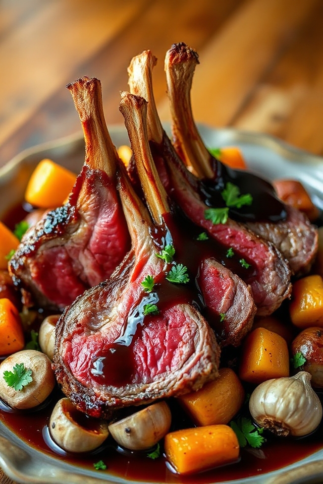 marinate roast sauce serve