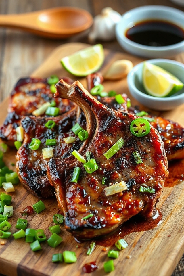 marinated venison chops recipe