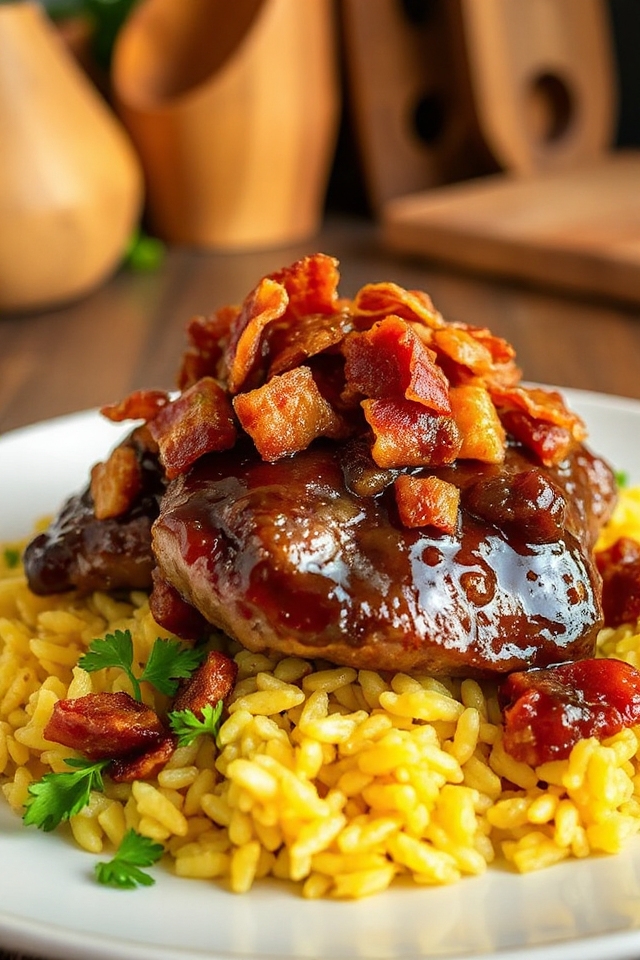 oven barbecued venison delight