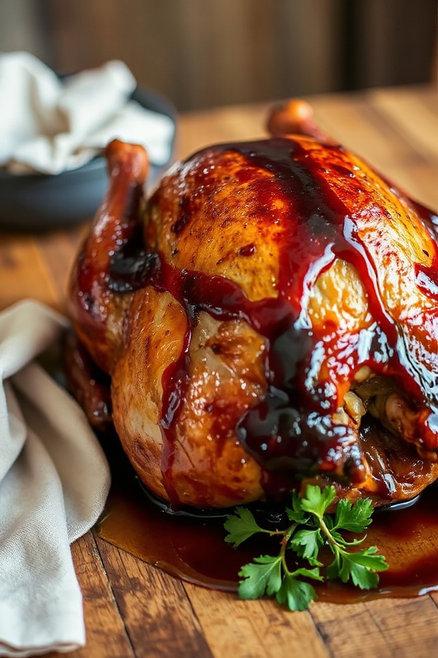roast duck with glaze