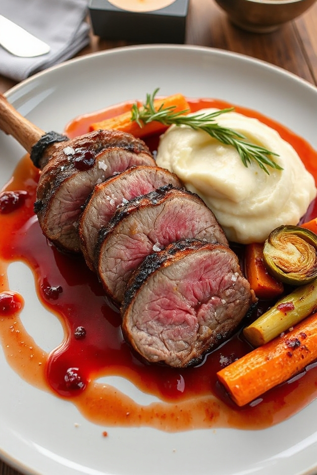 roast venison leg recipe