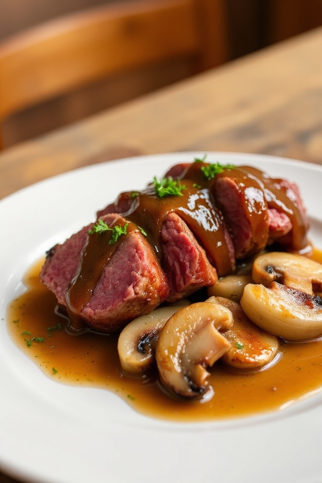 saut venison with flavorful veggies