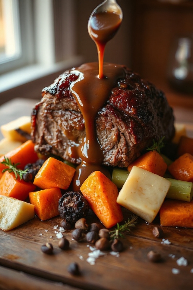 savory bison pot roast recipe