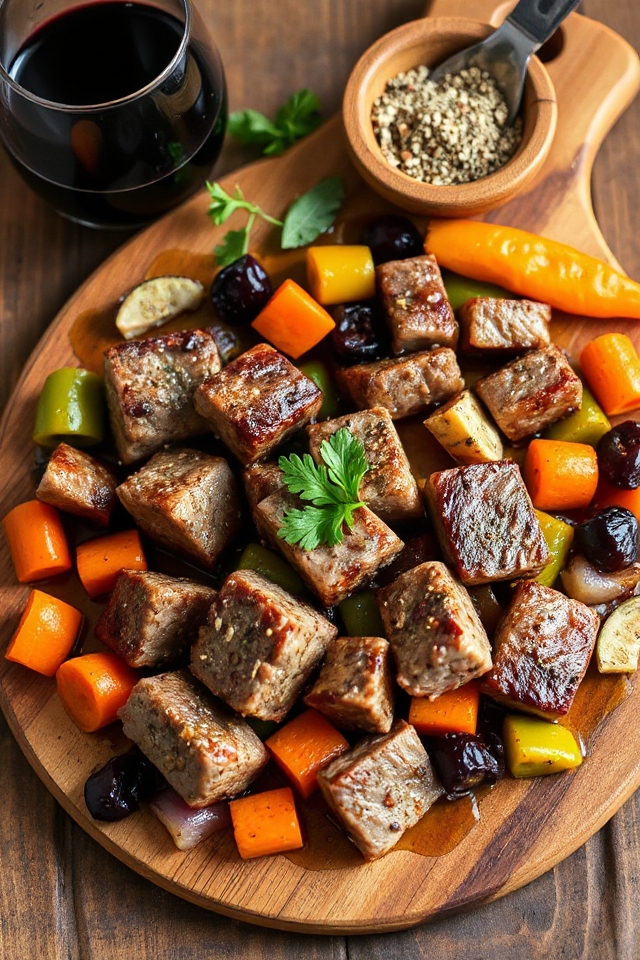 savory seasoned venison dish