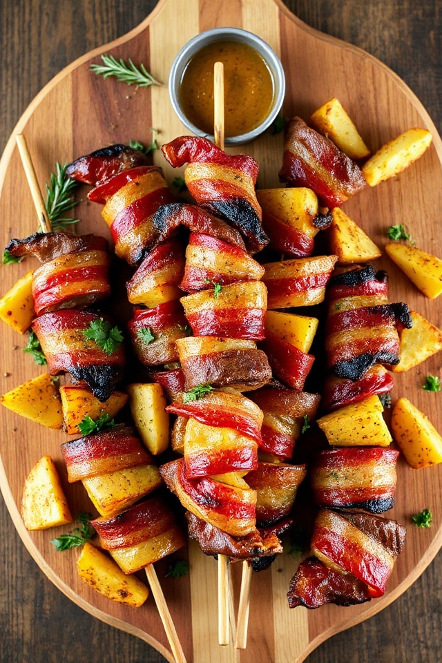 savory venison skewered delight