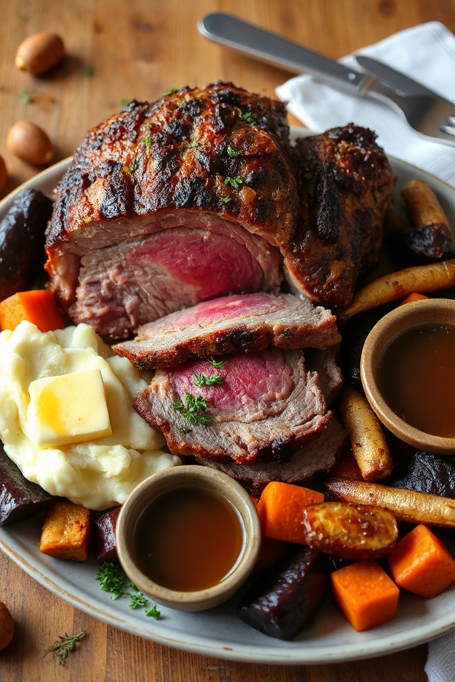 spiced venison roast preparation