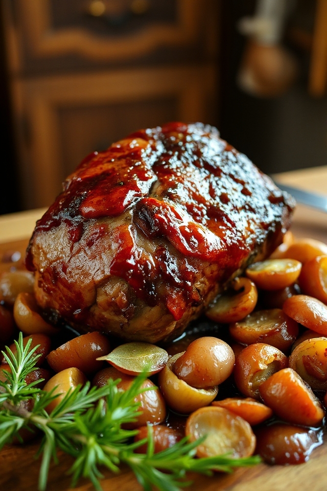 spiced venison roast recipe