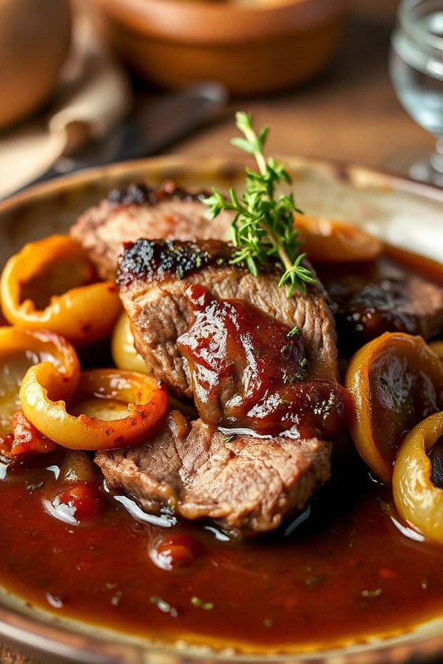 sweet and savory venison recipe