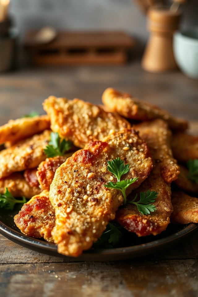 tenderizing and frying venison