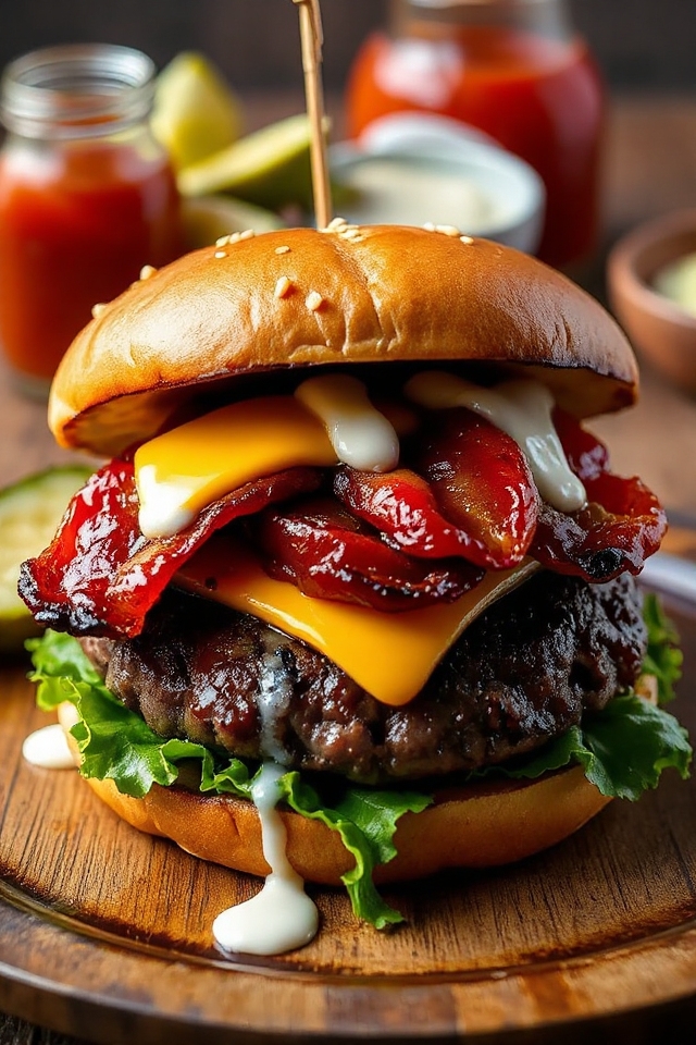 venison bacon burger recipe
