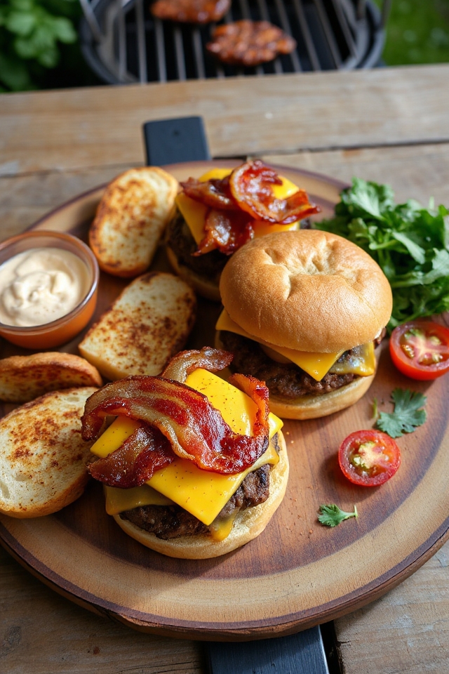 venison bacon burger recipe