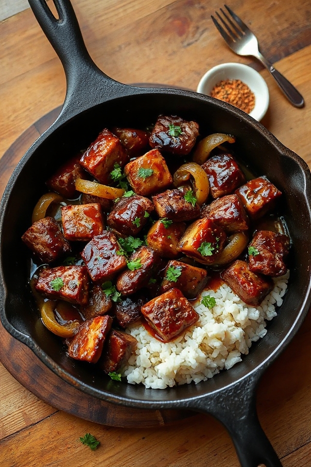 venison bbq skillet recipe