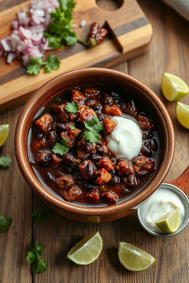 venison black bean chili