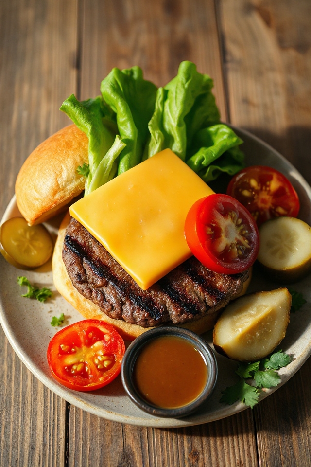 venison burger preparation instructions