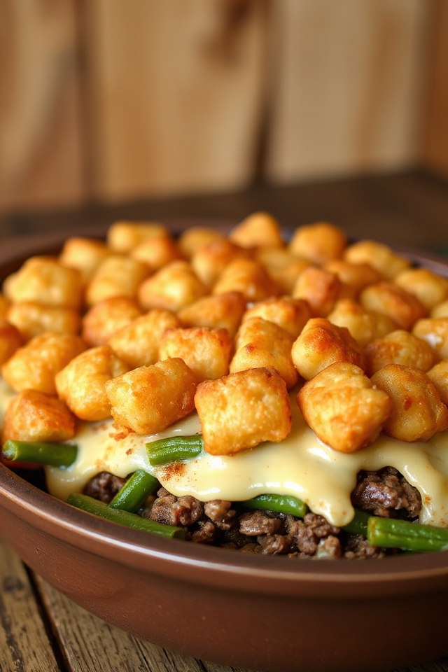 venison casserole with tater tots
