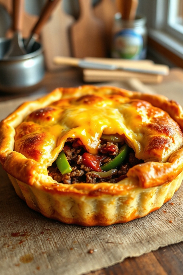 venison cheeseburger pie recipe