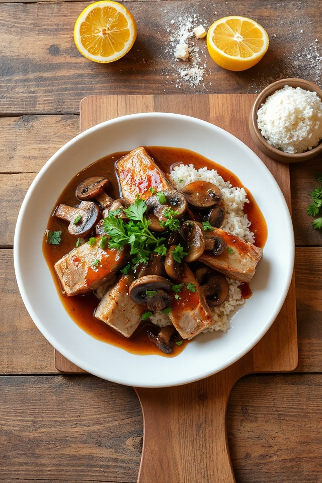 venison cooked with marsala
