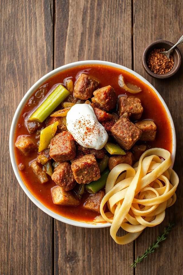 venison cooked with paprika