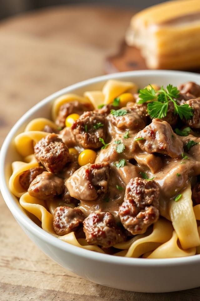 venison stroganoff made easy