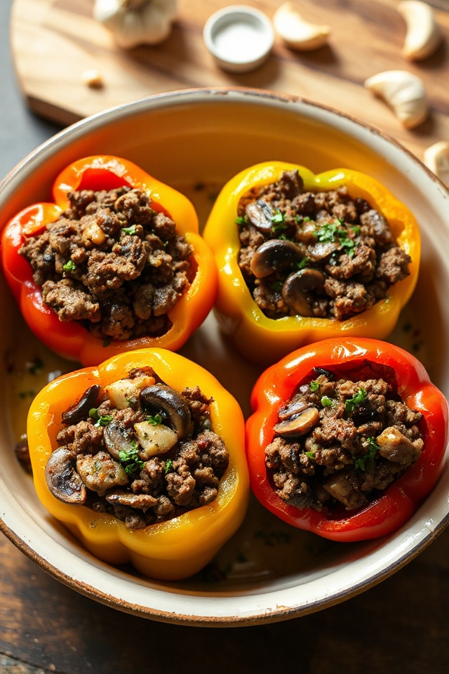 venison stuffed bell peppers
