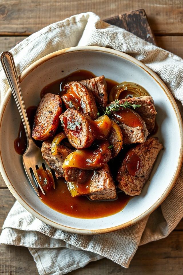 venison with sweet flavors