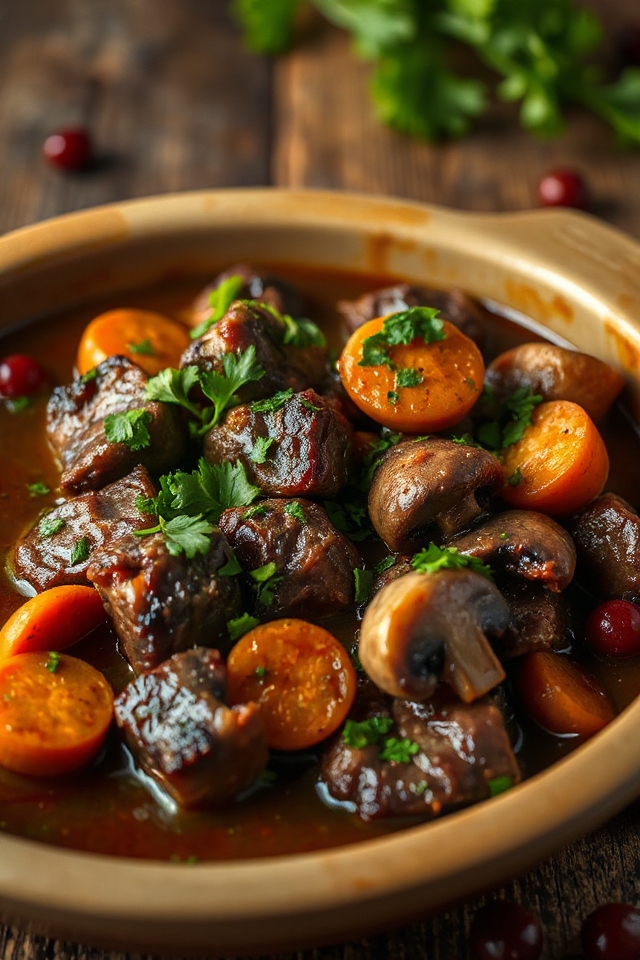 warming venison casserole recipe