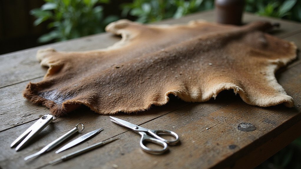 deer skinning for taxidermy