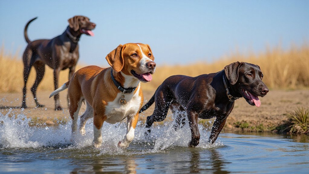hunting dogs and functions