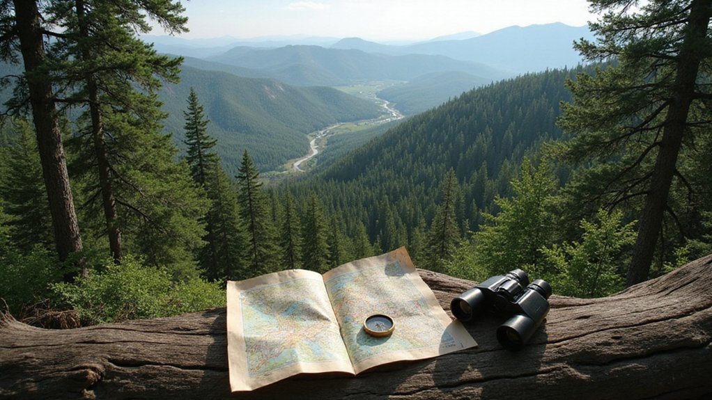 map out hunting path